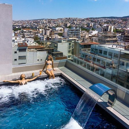 Onoma Hotel Tessalónica Exterior foto Rooftop pool at the Hilton Athens
